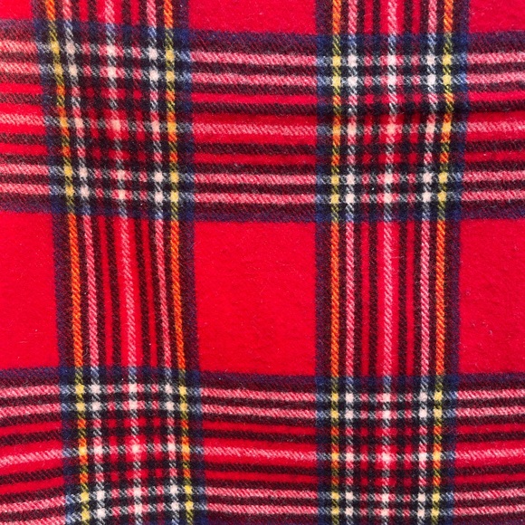 Faribo Pure Wool Faribault Woolen Mill Co. Tartan Throw with Fringes - Picture 3 of 7